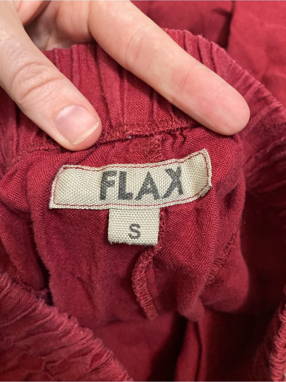 Flax linen parachute pants small - Picture 7 of 11